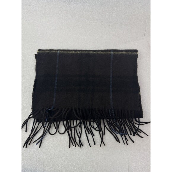 Club Room Men's Plaid Cashmere Scarf - Picture 6 of 7